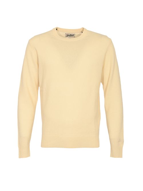 Maglione Regent Lambswool Bianco Mc2 Saint Barth | REGE01100040I
